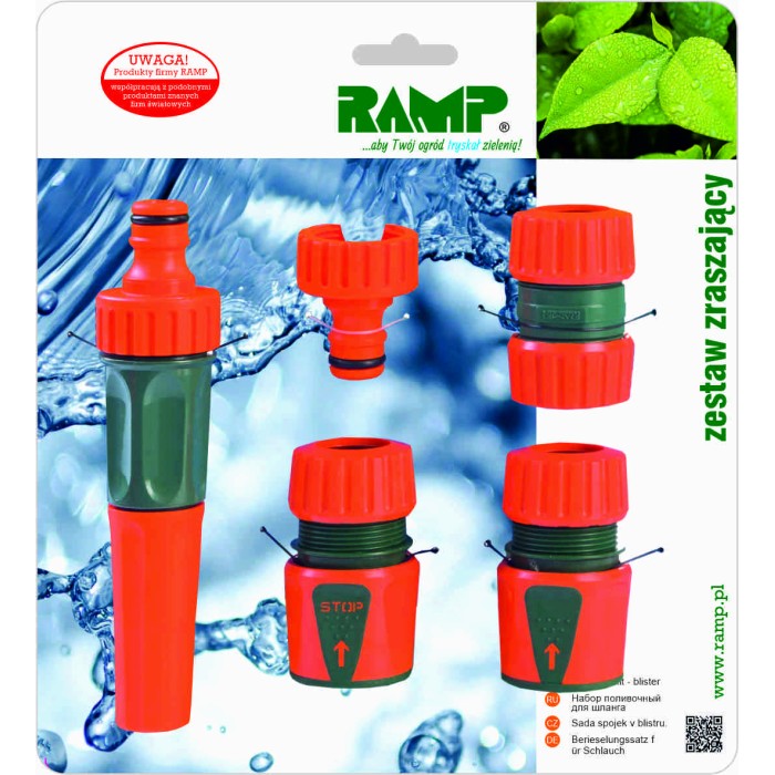 Комплект Ramp накрайници за маркуч 1 2