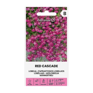 Лобелия Червена Каскадна Red cascade