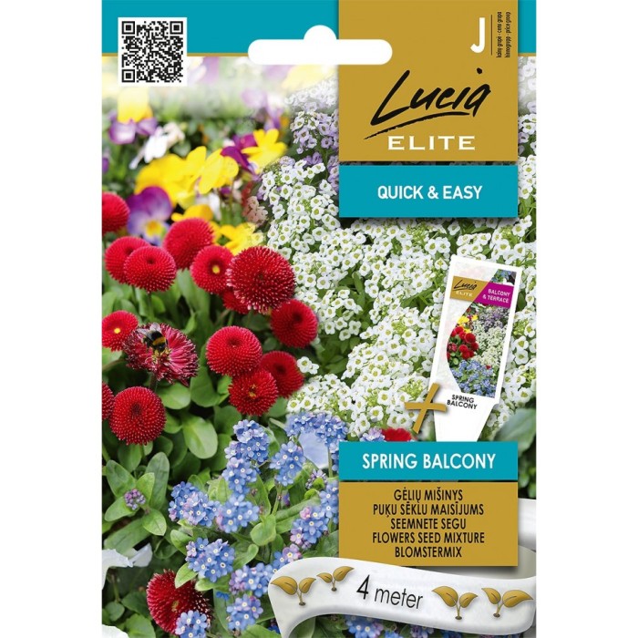 Семена на лента за Цветя Микс Пролетен балкон Spring balcony
