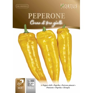 Пипер Жълт Биволски рог Corno Di Toro