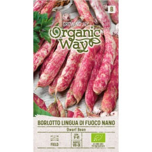 Органик Боб Борлото Borlotto lingua di fouco nano