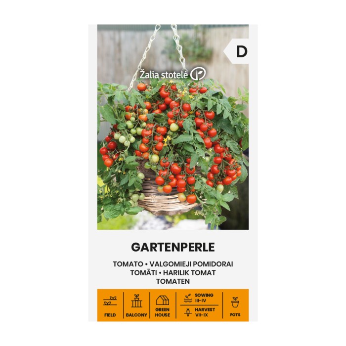 Чери домати червени Перлички Gartenperle