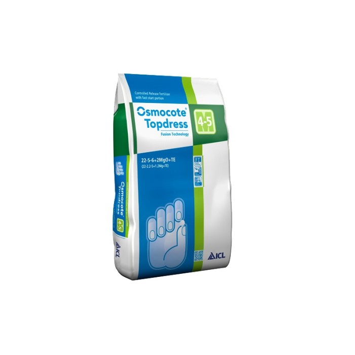 Бавноразградим тор Osmocote Topdress 4-5М (22-5-6+2MgO+TE)