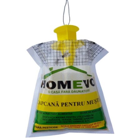 Капан за мухи и оси с естествен атрактант Homevo Capcana Muste