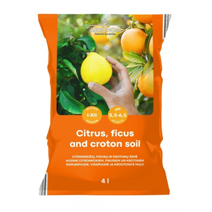 Почвен субстрат за Цитруси и Фикус Citrus soil - 4 л