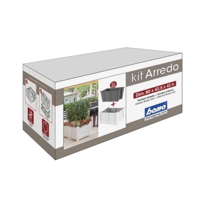 Кашпа + вътрешна саксия Комплект Аредо Kit Areddo