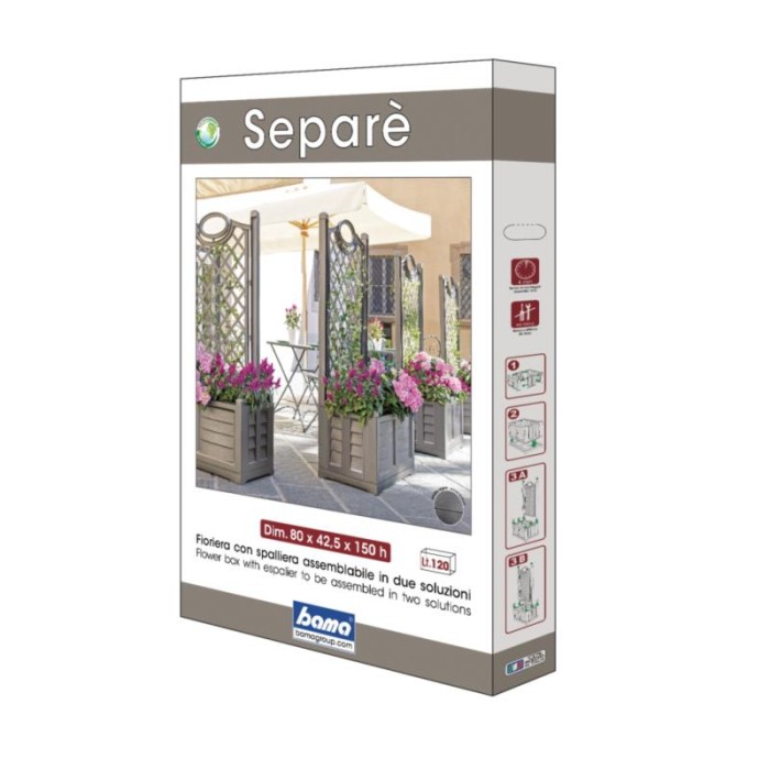 Градински сандък с пергола Espalier Separe