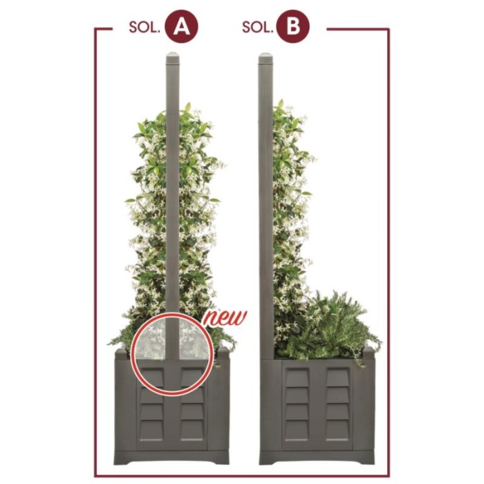 Градински сандък с пергола Espalier Separe