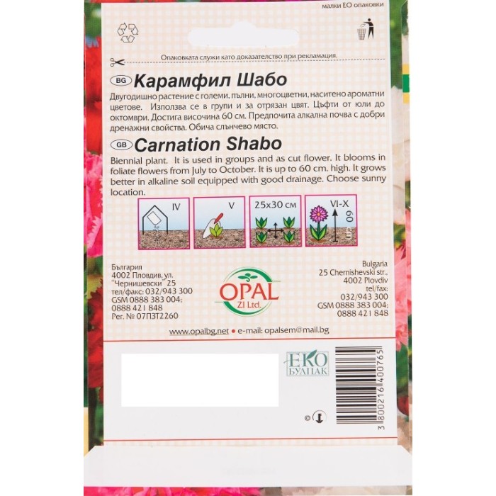 Карамфил шабо