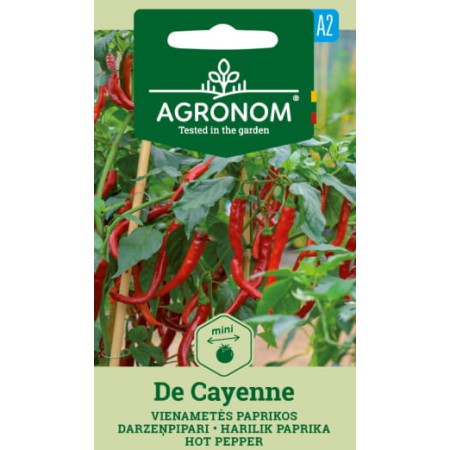 Кайен пипер (много лют) De Cayenne - Семена от Seklos