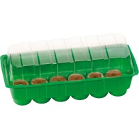 Мини оранжерия с капак и 10 бр торфени шайби