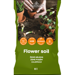 Почвен субстрат за цветя Flower soil 8 л