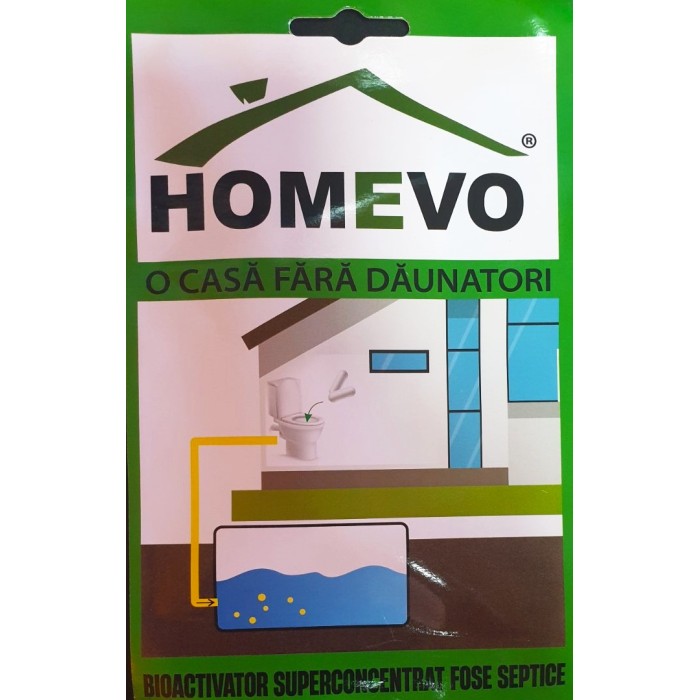 Биологичен суперконцентриран биоактиватор за септични ями Homevo