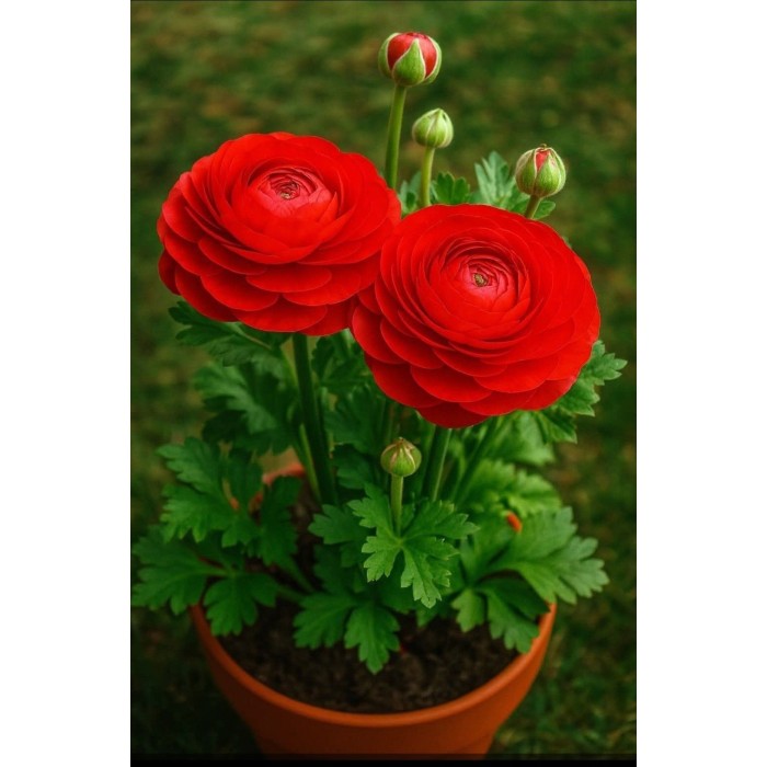 Лютиче Червено Ranunculus Red - 10 бр луковици
