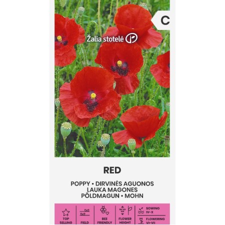 Мак Червен Papaver dubium