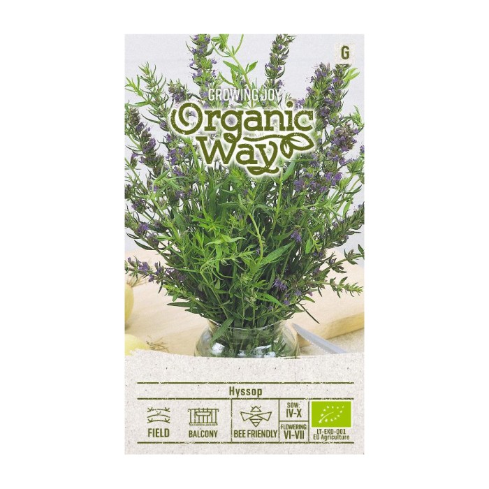 Органик Исоп Hyssopus officinalis