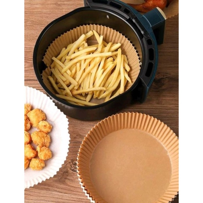 Незалепващи кръгли хартиени тави за Еър Фрайър Air Fryer ф16