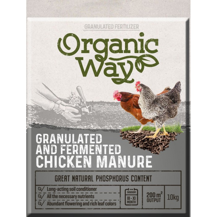 Био гранулирана ферментирала пилешка тор Chicken manure 10 кг