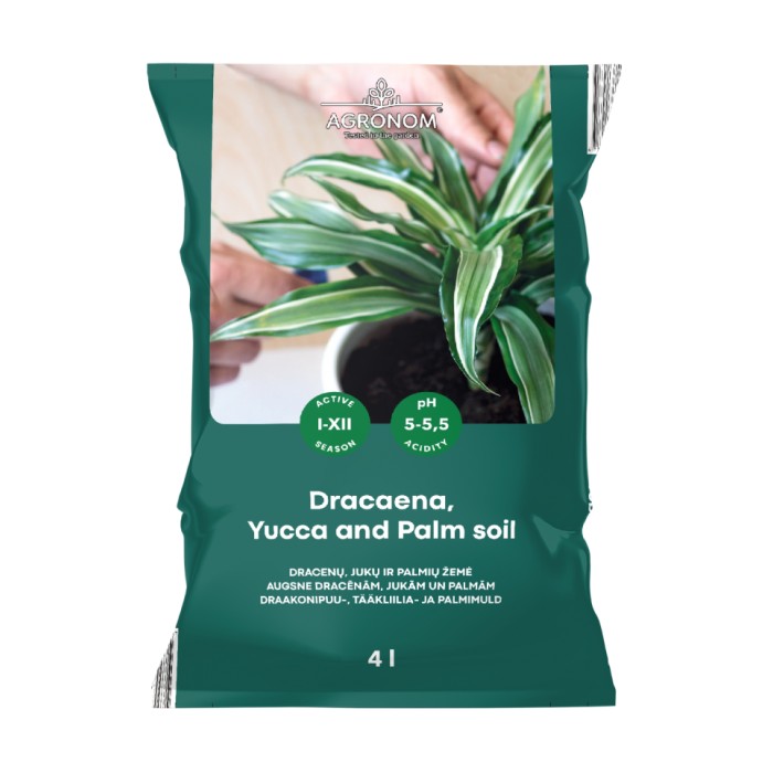 Почва за Драцена, Юка и Палма Dracaena, Yucca and Palm soil - 4 л