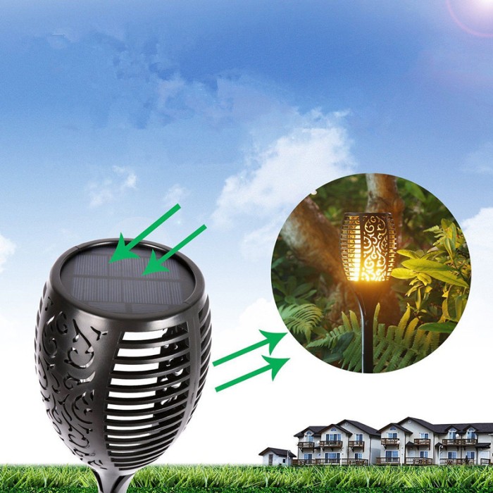 LED соларен фенер за градина KEIS 0.7W IP65 3000K