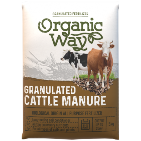 Органична гранулирана говежда тор Cаttle manure