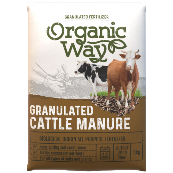 Органична гранулирана говежда тор Cаttle manure