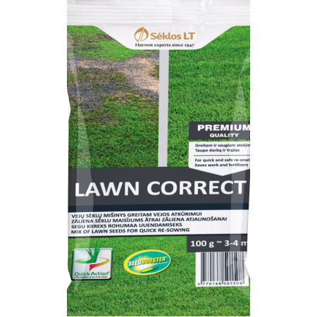 Тревна смес за запълване на петна + тор Lawn Correct