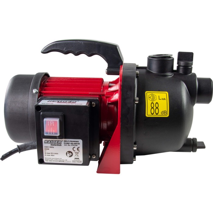 Помпа водна 800W 1" 53L/min 40m RD-WP48