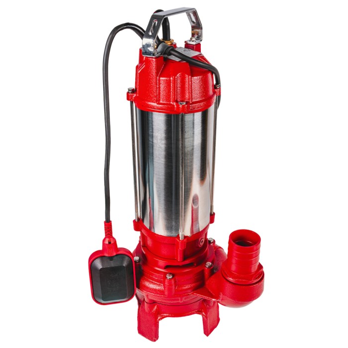 Помпа водна мръсна вода 1100W2"230L/min15m нож INOX RD-NWP88