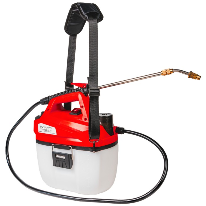 Пръскачка Li-ion 5L 12V 2Ah 3bar 1,6L/min RD-BMD05