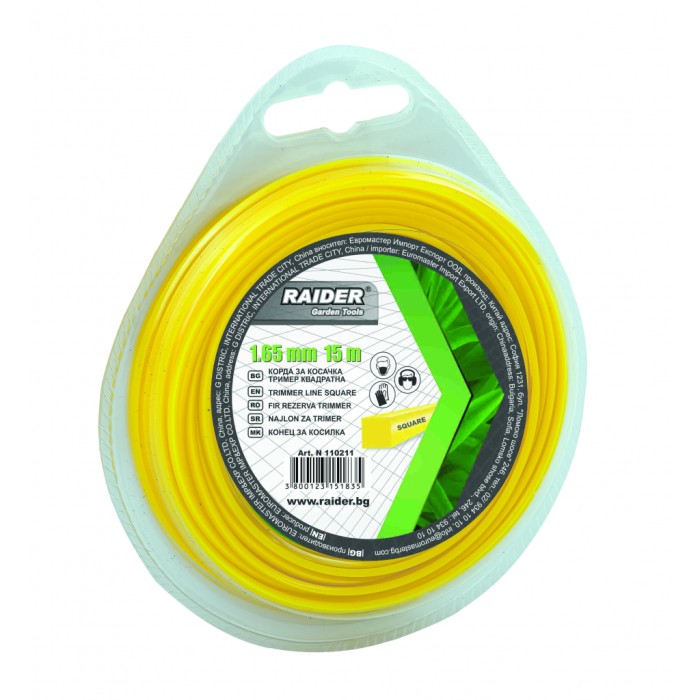 Корда за косачка тример квадратна 1.65mm х 15m