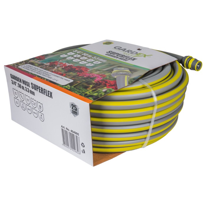 Маркуч градински SUPERFLEX 3/4", 50m, 3.3mm GX