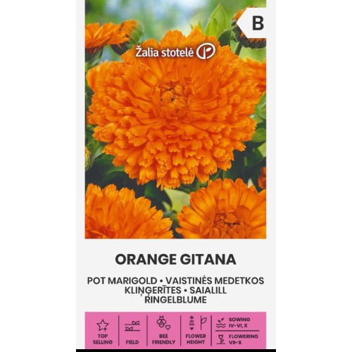 Невен Оранжев Гитана / Calendula officinalis