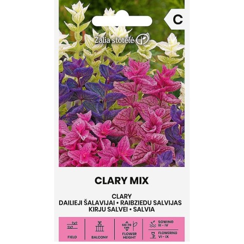 Салвия 'Клери' Mикс / Salvia Horminum 'Clary' 