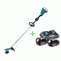 Акумулаторна коса Makita + Комплект MAKPACK 3, BL1850Bx2, DC18RD (DUR364LZ)