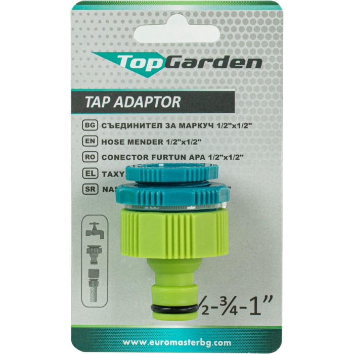 Адаптер 1/2"-3/4"-1" за кран TG